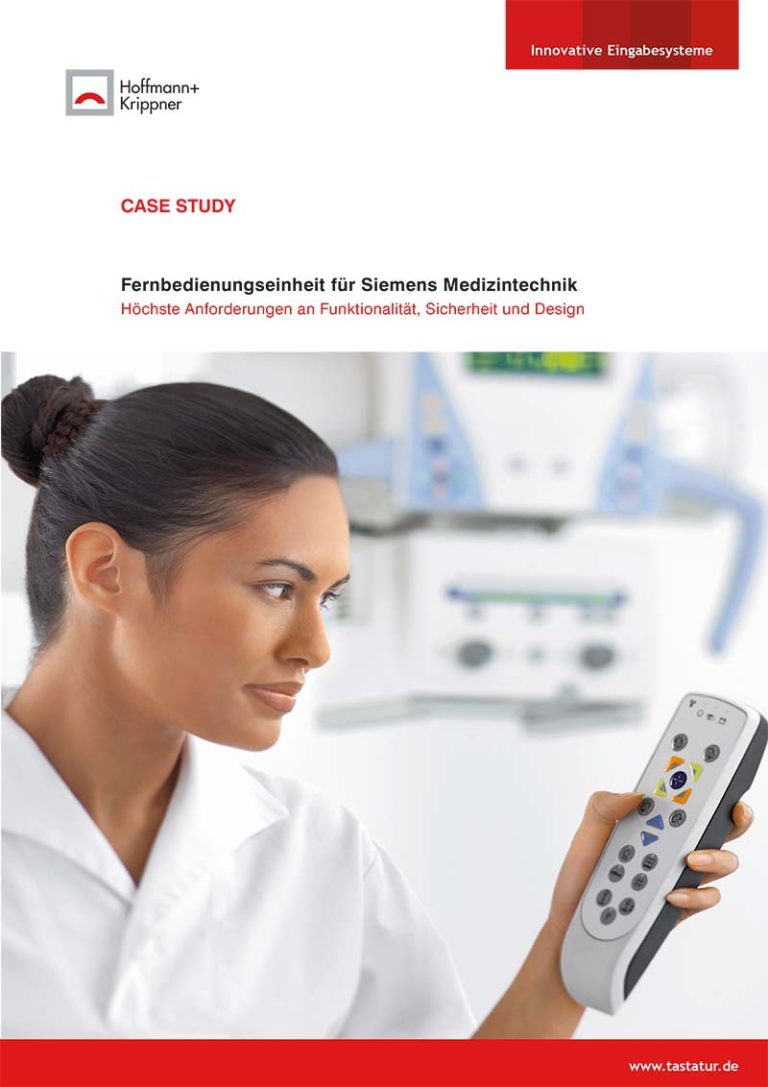 Titelblatt Case Study Siemens Fernbedienung
