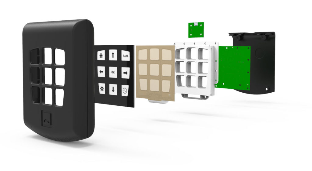 Ein Spielzeugauto mit rechteckiger Form, verschiedenen Teilen und Details wie Schriftart, Technologie, Fahrzeugbeleuchtung, Reifen und Auto-Nebelscheinwerfern. Hergestellt aus Kunststoff und mit maschinellen Elementen gestaltet.