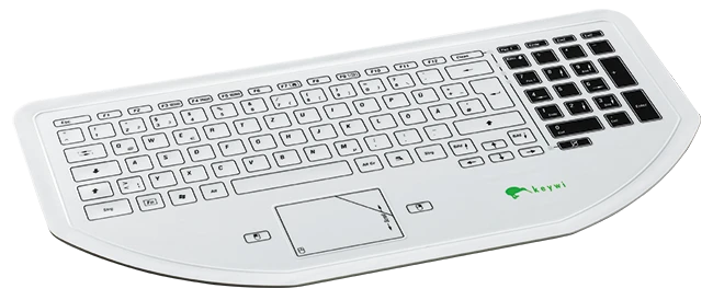 Weiße Medizintastatur CleanBoard
