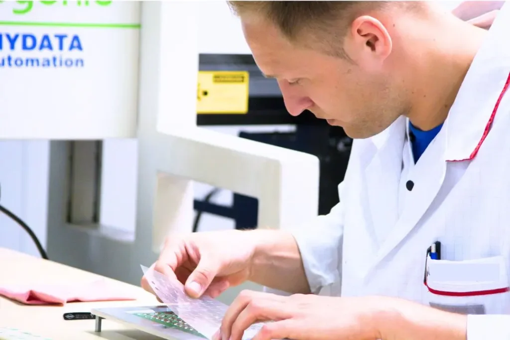 Mitarbeiter bei Produkt- und Dienstleistungsqualität bei Folien