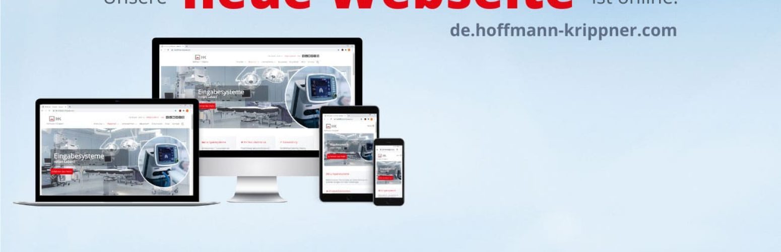 PC, Notebook, Tablet und Smartphone zeigen neue H+K Webseite